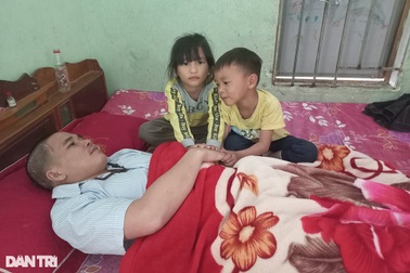 Ông bố trẻ bị vỡ mạch máu não cầu cứu được sống để nuôi 3 con thơ dại