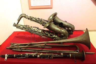 Bộ kèn đồng sử dụng trong Lễ chào cờ tại Quảng trường Ba Đình 1945