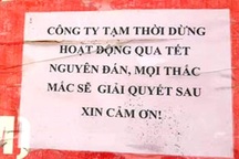 Gần Tết, công nhân lo lắng vì mất việc và bị nợ lương