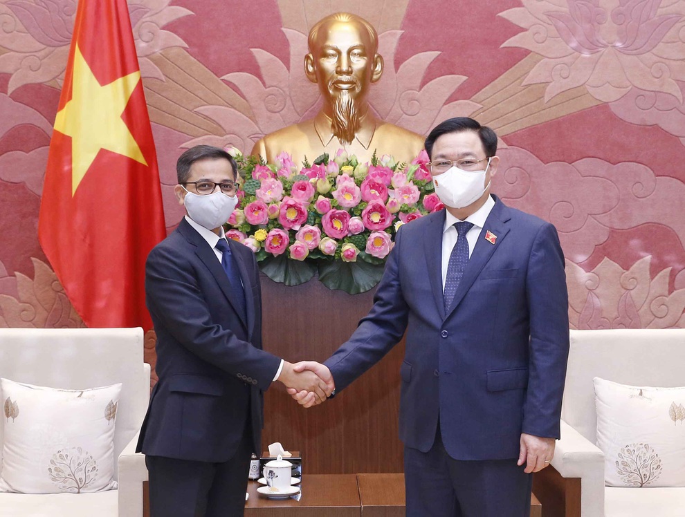 Chủ tịch Quốc hội Vương Đình Huệ tiếp Đại sứ Hàn Quốc và Đại sứ Ấn Độ - 2 Chủ tịch Quốc hội Vương Đình Huệ tiếp Đại sứ Hàn Quốc và Đại sứ Ấn Độ - 2