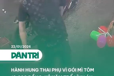 Hành hung thai phụ vì gói mì tôm 10.000 đồng, kẻ xăm trổ lĩnh án