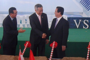 Thủ tướng Việt Nam và Thủ tướng Singapore dự lễ khởi công KCN VSIP