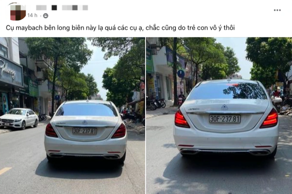 Xe mang tem Maybach dán che biển số, dân mạng đòi xử phạt làm gương - 1 Xe mang tem Maybach dán che biển số, dân mạng đòi xử phạt làm gương - 1