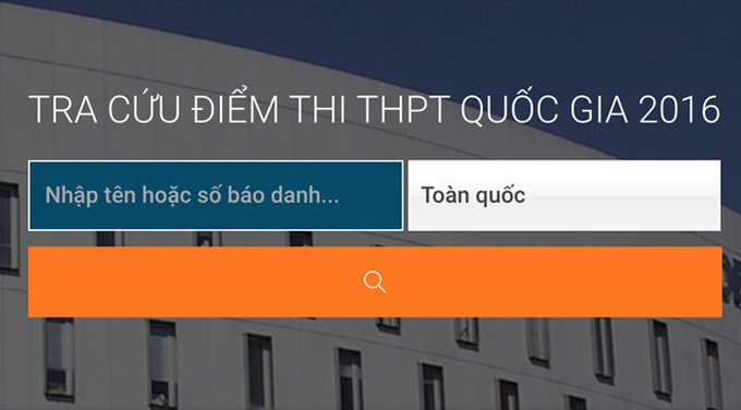 58 cum thi dai hoc cong bo diem THPT quoc gia 2016 hinh anh 1