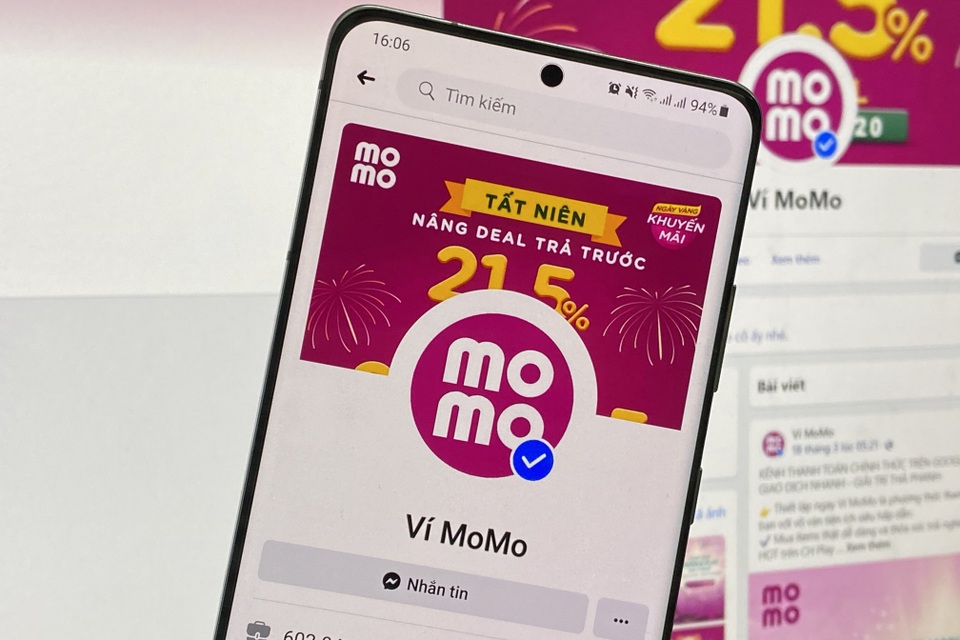 Sử dụng fanpage giả mạo để chiếm đoạt tài khoản Ví MoMo - 1 Sử dụng fanpage giả mạo để chiếm đoạt tài khoản Ví MoMo - 1