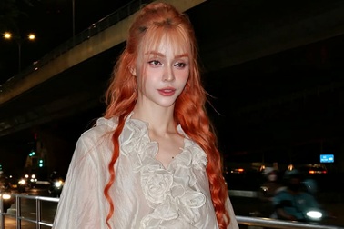 Mỹ nhân tóc cam lộ diện 2 giây trong "Thỏ ơi" được khán giả tìm kiếm là ai?