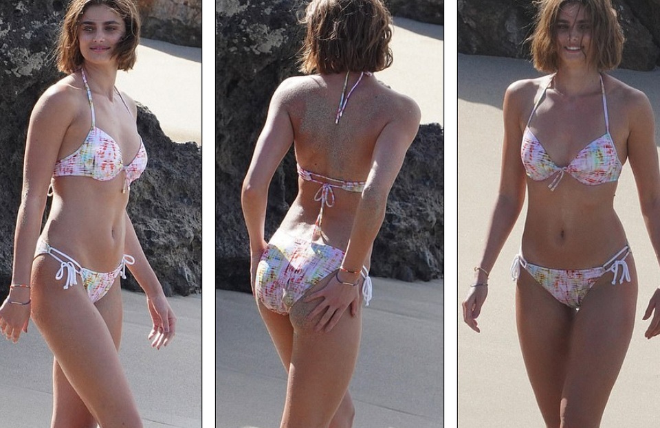 Siêu mẫu nội y Taylor Hill đẹp như mộng trên biển - 3