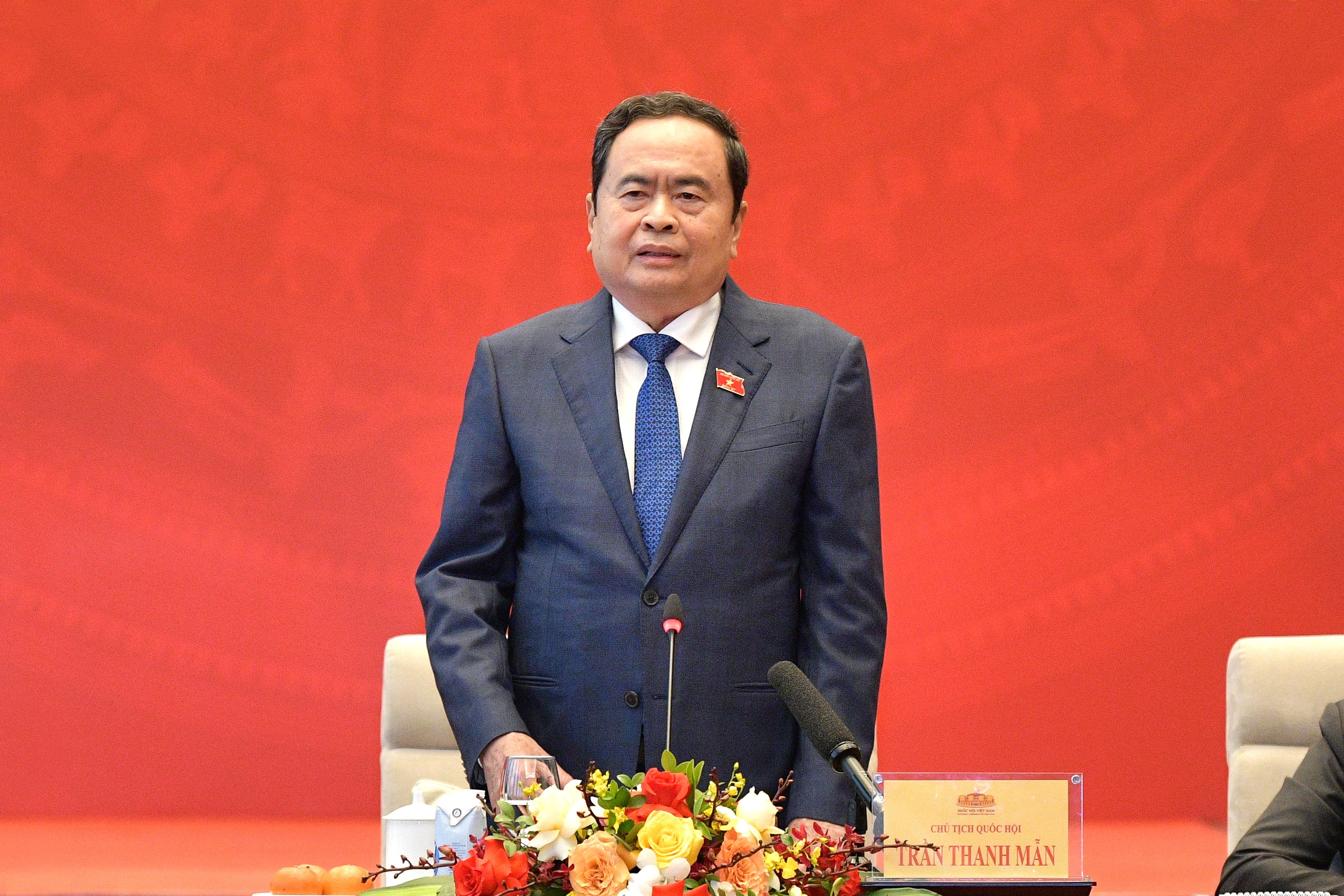 Chủ tịch Quốc hội Trần Thanh Mẫn gặp mặt đoàn kiều bào tiêu biểu - 1 Chủ tịch Quốc hội Trần Thanh Mẫn gặp mặt đoàn kiều bào tiêu biểu - 1