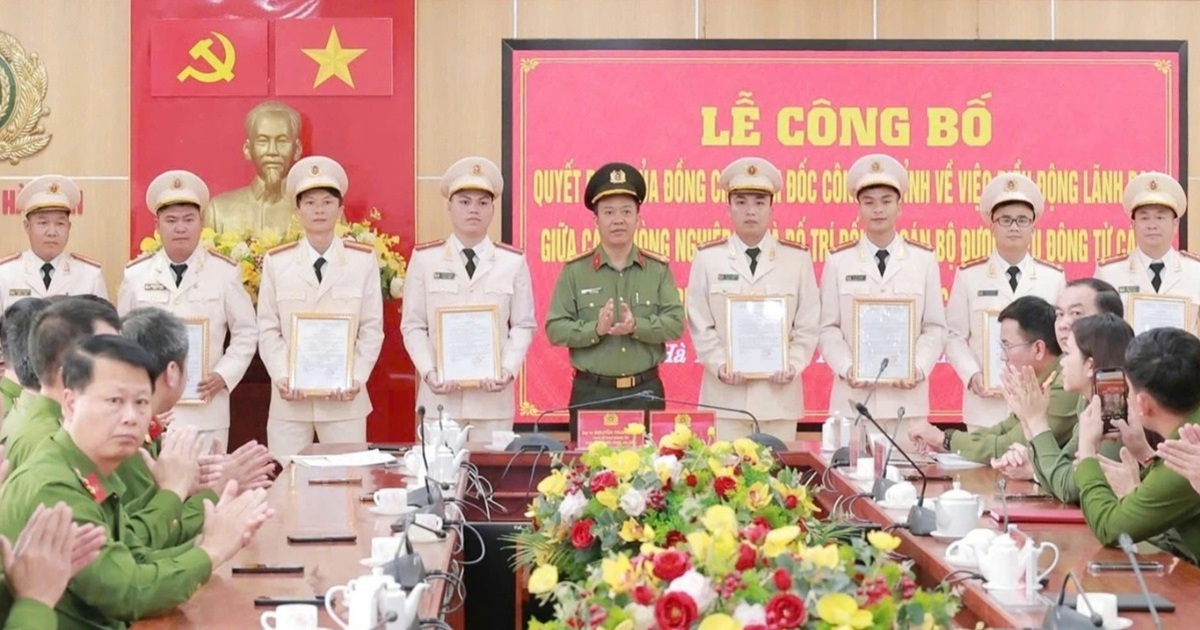 9 Cán Bộ Công An Được Tăng Cường Về Các Xã Biên Giới Hà Tĩnh