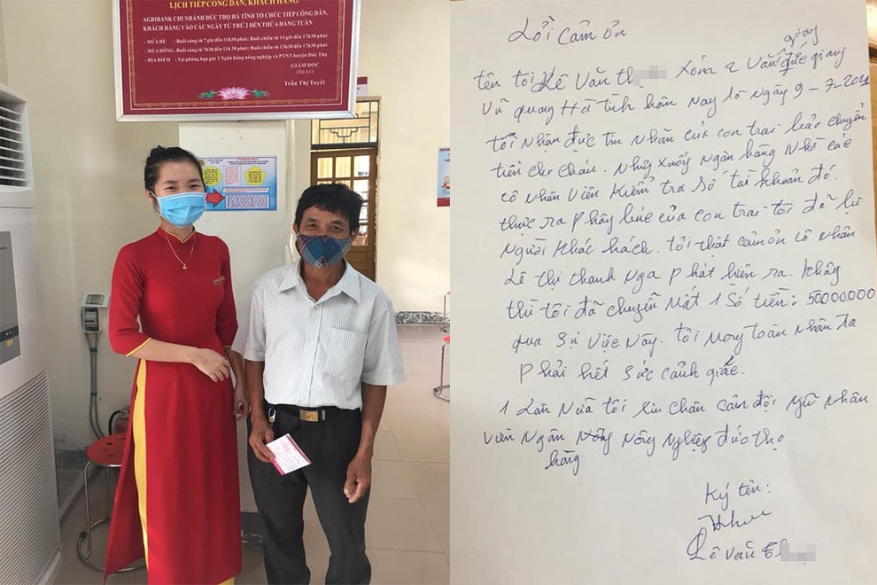 Nhân viên ngân hàng nhanh trí cứu 50 triệu đồng cho người nông dân - 1 Nhân viên ngân hàng nhanh trí cứu 50 triệu đồng cho người nông dân - 1
