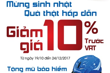 Eurowindow ưu đãi giảm giá lớn nhân dịp sinh nhật chi nhánh TPHCM
