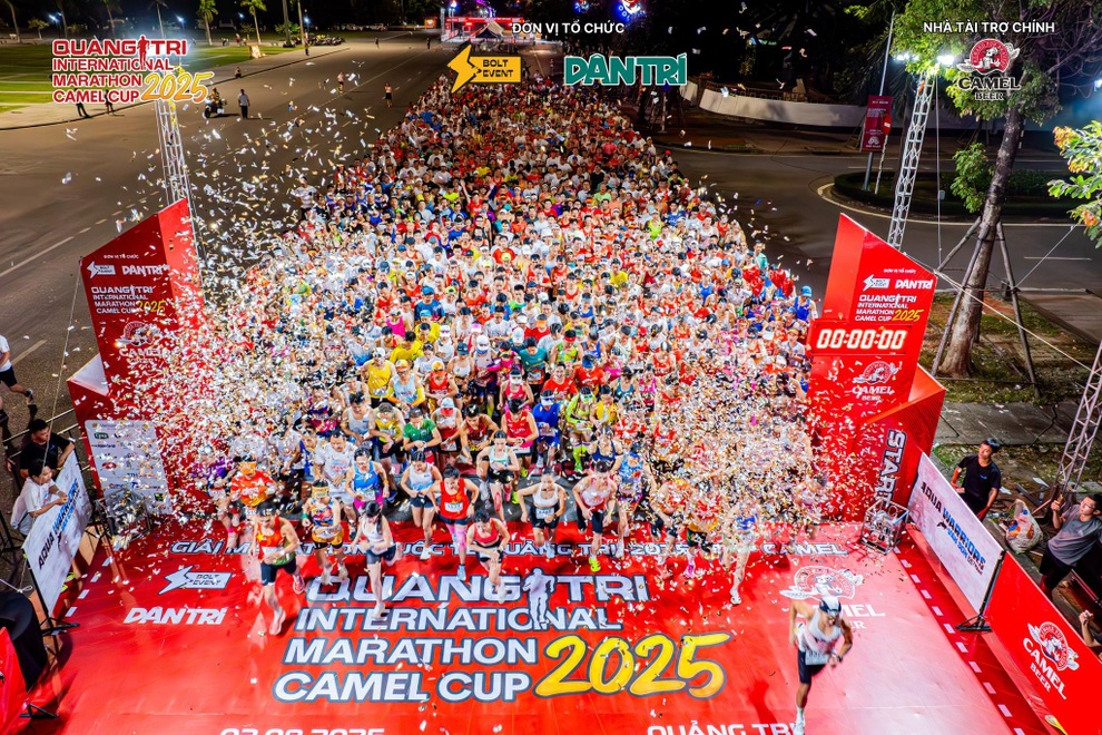 Long Hai Algenwasser begleitet den Quang Tri International Marathon 2025 – 1 Nước rong biển Long Hải đồng hành cùng giải đấu Quảng Trị International Marathon 2025 - 1