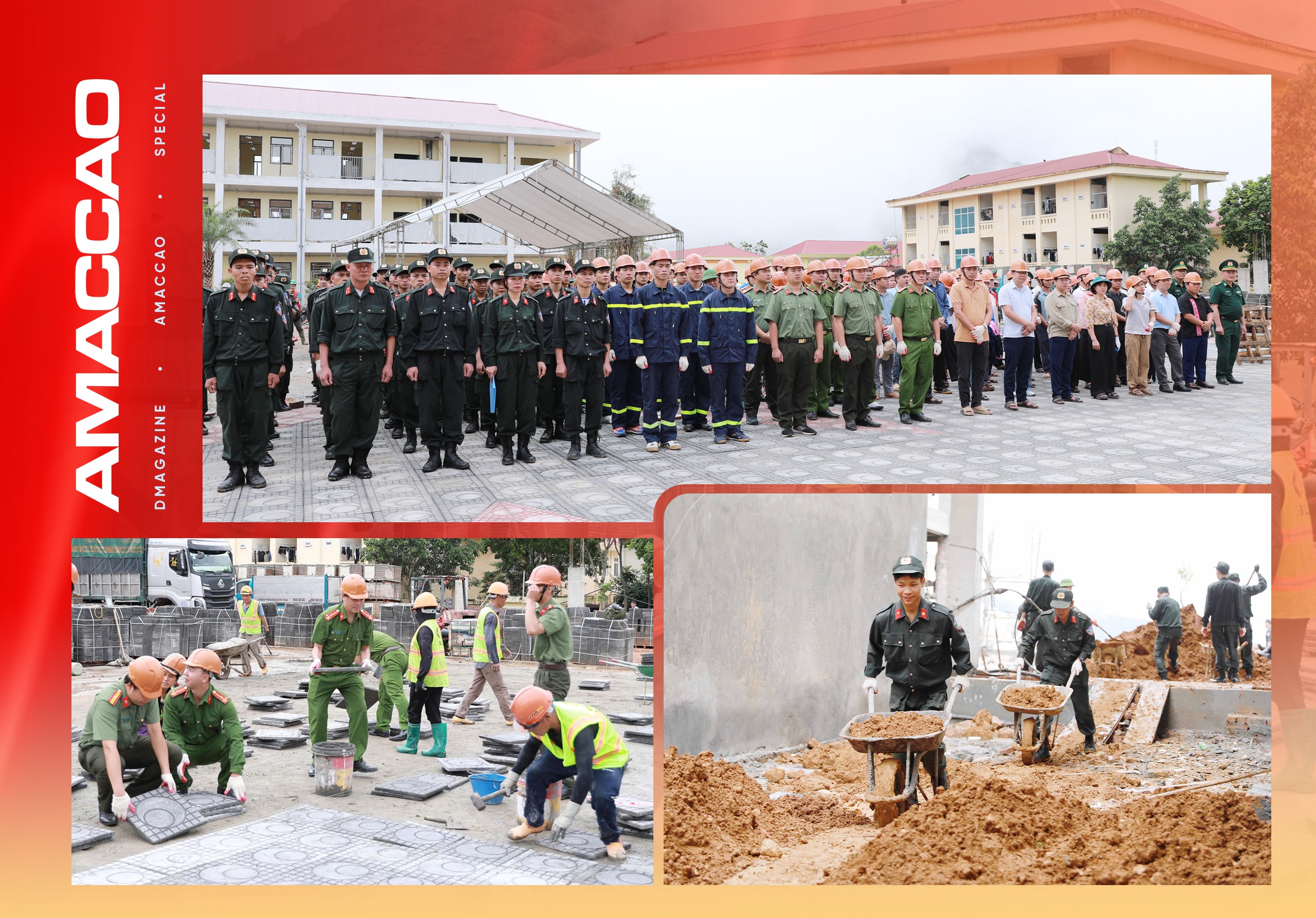 Công an Lai Châu - AMACCAO chung tấm lòng xây dựng 10 trường vì trẻ em vùng biên - 7