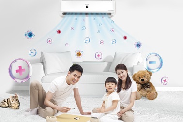 Giải nhiệt mùa hè cho cả nhà với điều hòa thông minh diệt khuẩn