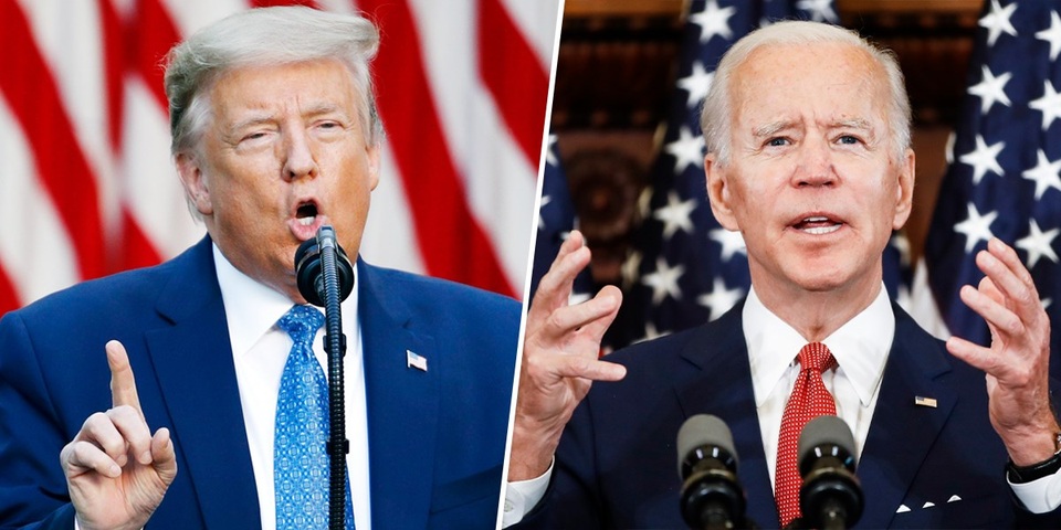 Cặp đấu Trump-Biden: Thị trường cá cược thu hút kỷ lục 1 tỷ USD - 1 Cặp đấu Trump-Biden: Thị trường cá cược thu hút kỷ lục 1 tỷ USD - 1