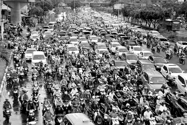 Điên đầu với kẹt xe - 1