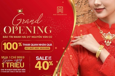 Bảo Tín Mạnh Hải khai trương cửa hàng trang sức cao cấp đầu tiên tại Long Biên