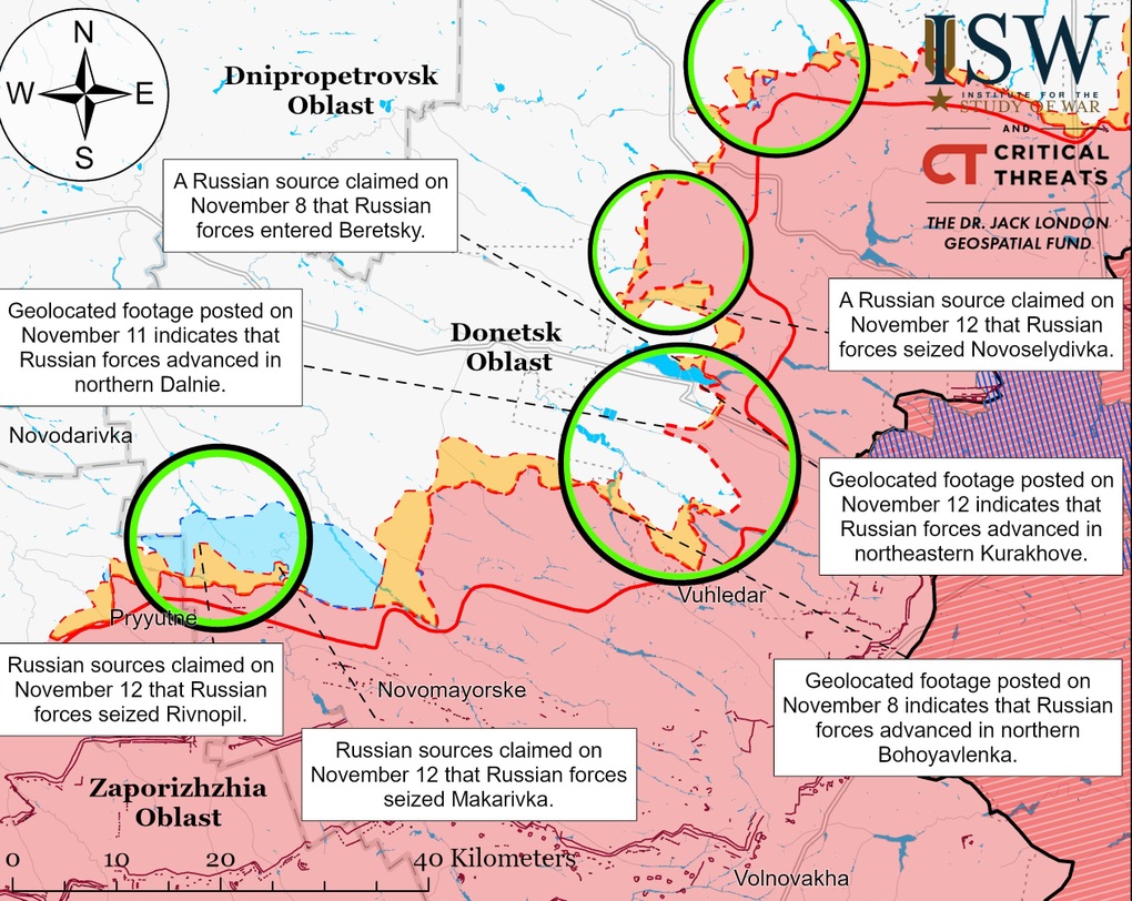 ISW: Nga ồ ạt tấn công Kurakhove, Ukraine có thể phải rút lui - 2