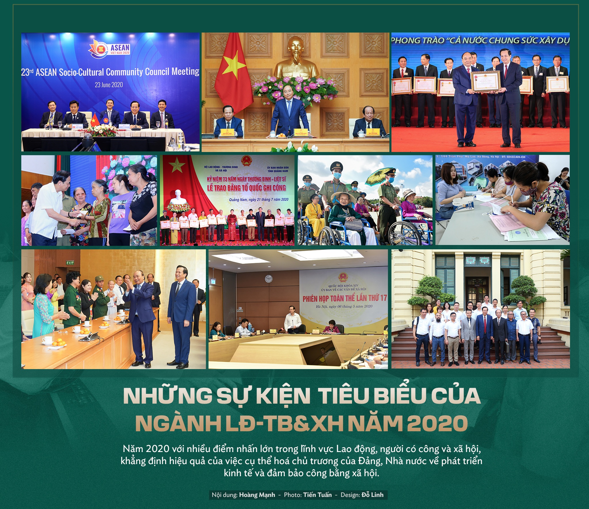 Những sự kiện tiêu biểu của Ngành LĐ-TB&XH năm 2020