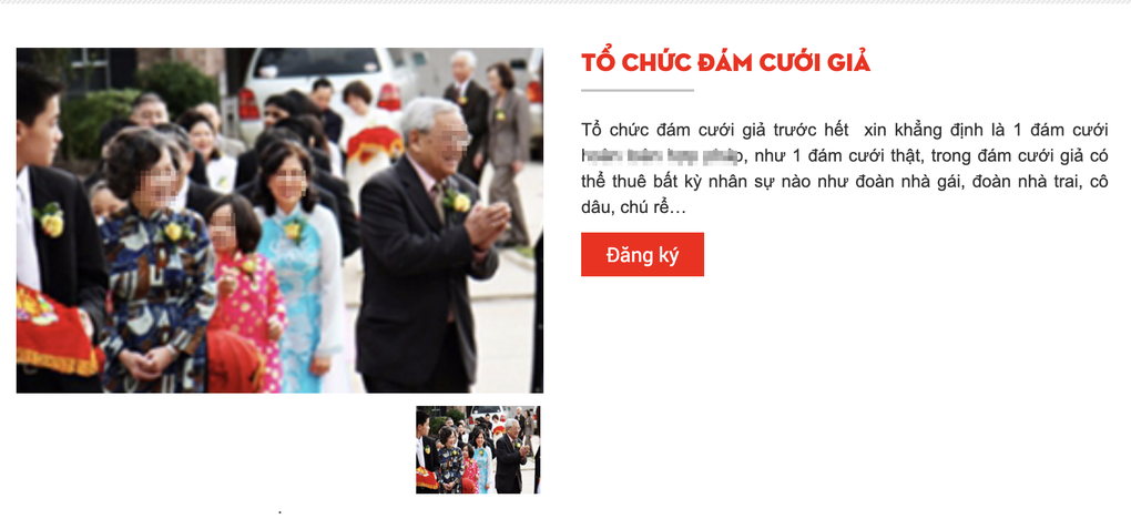 Sôi động dịch vụ tổ chức đám cưới giả giá hàng trăm triệu đồng - 1 Sôi động dịch vụ tổ chức đám cưới giả giá hàng trăm triệu đồng - 1