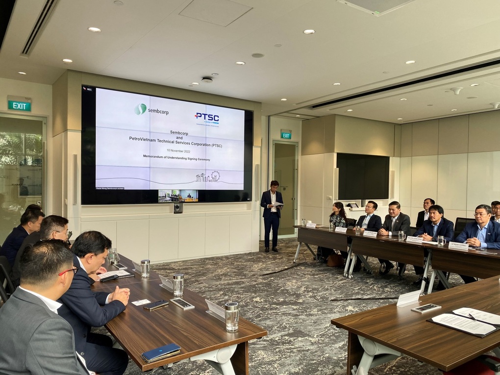 Đoàn công tác Petrovietnam làm việc tại Singapore và Lào - 1 Đoàn công tác Petrovietnam làm việc tại Singapore và Lào - 1