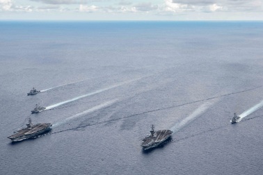 Nhóm tác chiến tàu sân bay của Mỹ trở lại Biển Đông