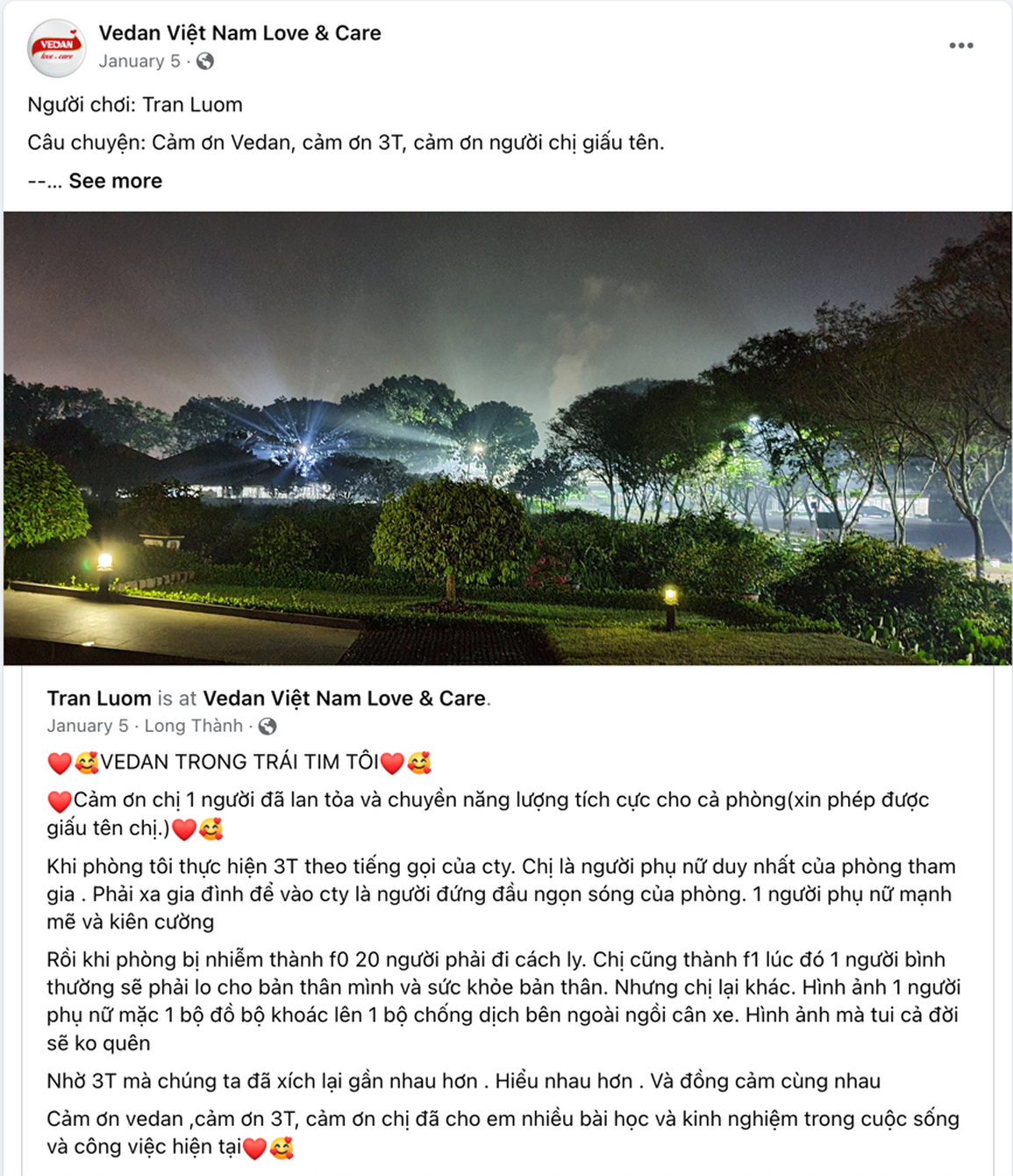 Vedan trong trái tim tôi - cuộc thi kể chuyện tại Fanpage nội bộ Vedan Việt Nam Love Care - 3 Vedan trong trái tim tôi - cuộc thi kể chuyện tại Fanpage nội bộ Vedan Việt Nam Love Care - 3