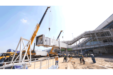 Lắp đặt 64 ống dẫn hành khách cho sân bay Long Thành