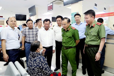 Bộ Công an khảo sát hệ thống thông tin dùng chung ở tỉnh Phú Thọ