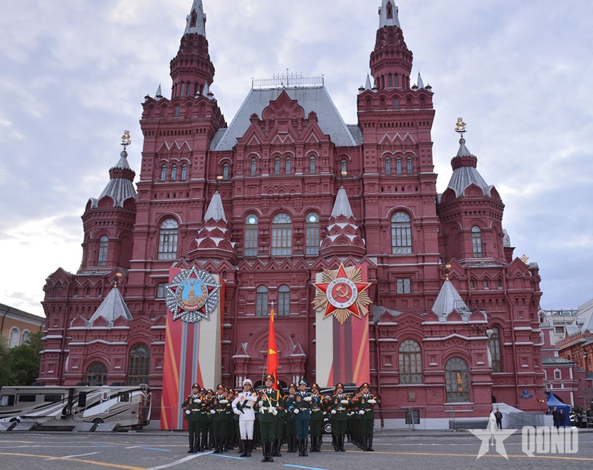 Đoàn Quân đội nhân dân Việt Nam tham gia buổi sơ duyệt Lễ duyệt binh trên Quảng trường Đỏ - 6
