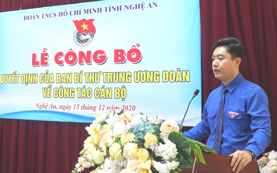 Nghệ An có tân Bí thư Tỉnh đoàn 36 tuổi - 2