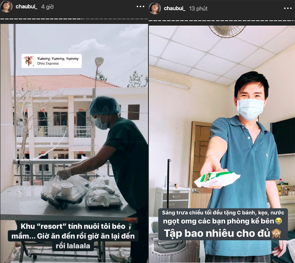 Châu Bùi xúc động vì được nhân viên y tế tặng hoa 8/3 trong khu cách ly - 3 Châu Bùi xúc động vì được nhân viên y tế tặng hoa 8/3 trong khu cách ly - 3