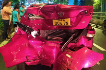 Hơn 10 phương tiện tông nhau liên hoàn, nhiều người bị thương