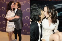 Hình ảnh hạnh phúc của nghệ sĩ U80 Ronnie Wood bên vợ kém 31 tuổi