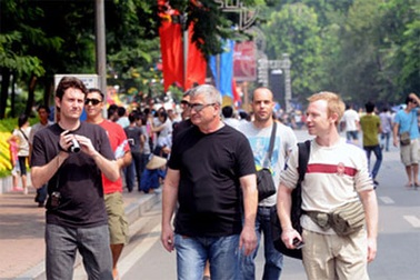 Khách quốc tế tăng mạnh dịp 2/9