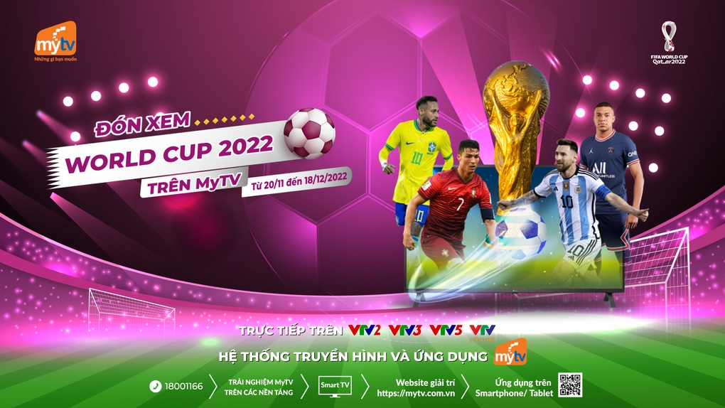 Khởi tranh World Cup 2022, MyTV ưu đãi Săn quà nóng - Cháy mùa bóng - 2 Khởi tranh World Cup 2022, MyTV ưu đãi Săn quà nóng - Cháy mùa bóng - 2