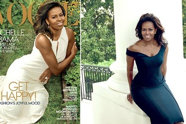 Đệ nhất phu nhân Mỹ xinh đẹp trên bìa tạp chí
