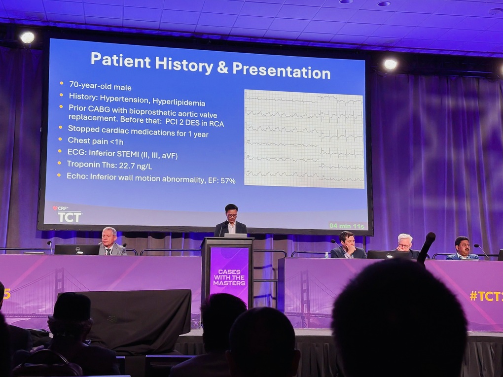 Bác sĩ Việt trình bày ca can thiệp tim mạch phức tạp tại hội nghị hàng đầu thế giới - 1 Bác sĩ Việt trình bày ca can thiệp tim mạch phức tạp tại hội nghị hàng đầu thế giới - 1