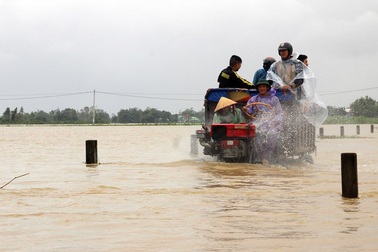 Lũ lớn lại hoành hành, người dân Bình Định “kiệt quệ” trong biển nước