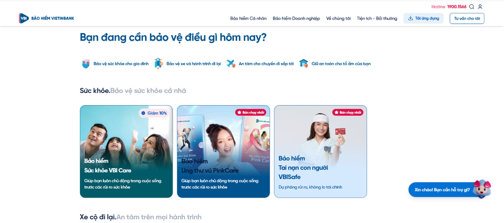 Bảo hiểm VietinBank ra mắt website mới: Nâng tầm trải nghiệm khách hàng - 2 Bảo hiểm VietinBank ra mắt website mới: Nâng tầm trải nghiệm khách hàng - 2