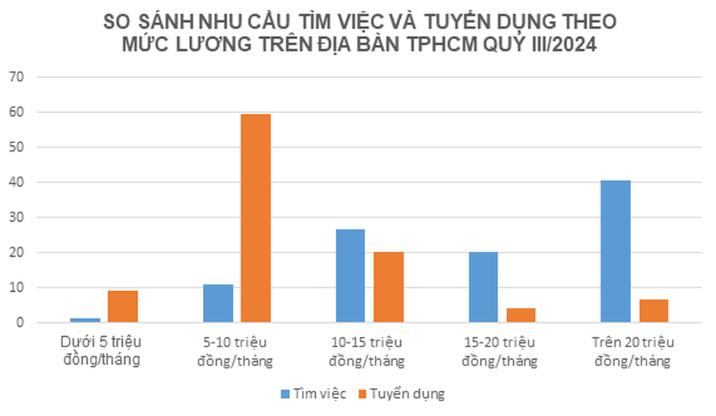 40% người tìm việc ở TPHCM mong muốn lương 20 triệu đồng/tháng - 4