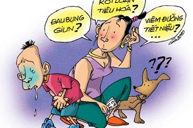 Trẻ viêm ruột thừa dễ nhầm bệnh khác