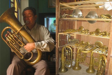 Làng “bán gạo, xẻ đất” để chơi… kèn Tây