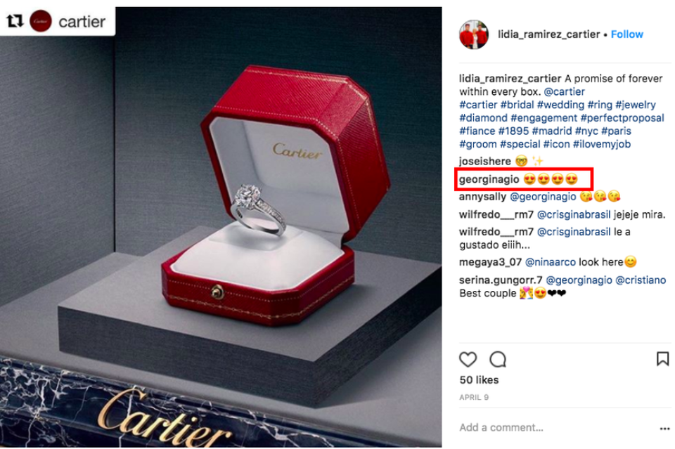 C.Ronaldo lập kỷ lục mua nhẫn cưới đắt tiền nhất trong giới cầu thủ - 1 C.Ronaldo lập kỷ lục mua nhẫn cưới đắt tiền nhất trong giới cầu thủ - 1