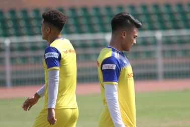 U23 Việt Nam đội nắng tập luyện trong ngày cuối cùng của năm 2019