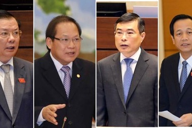 4 Bộ trưởng và Chánh án tối cao được đề xuất chất vấn
