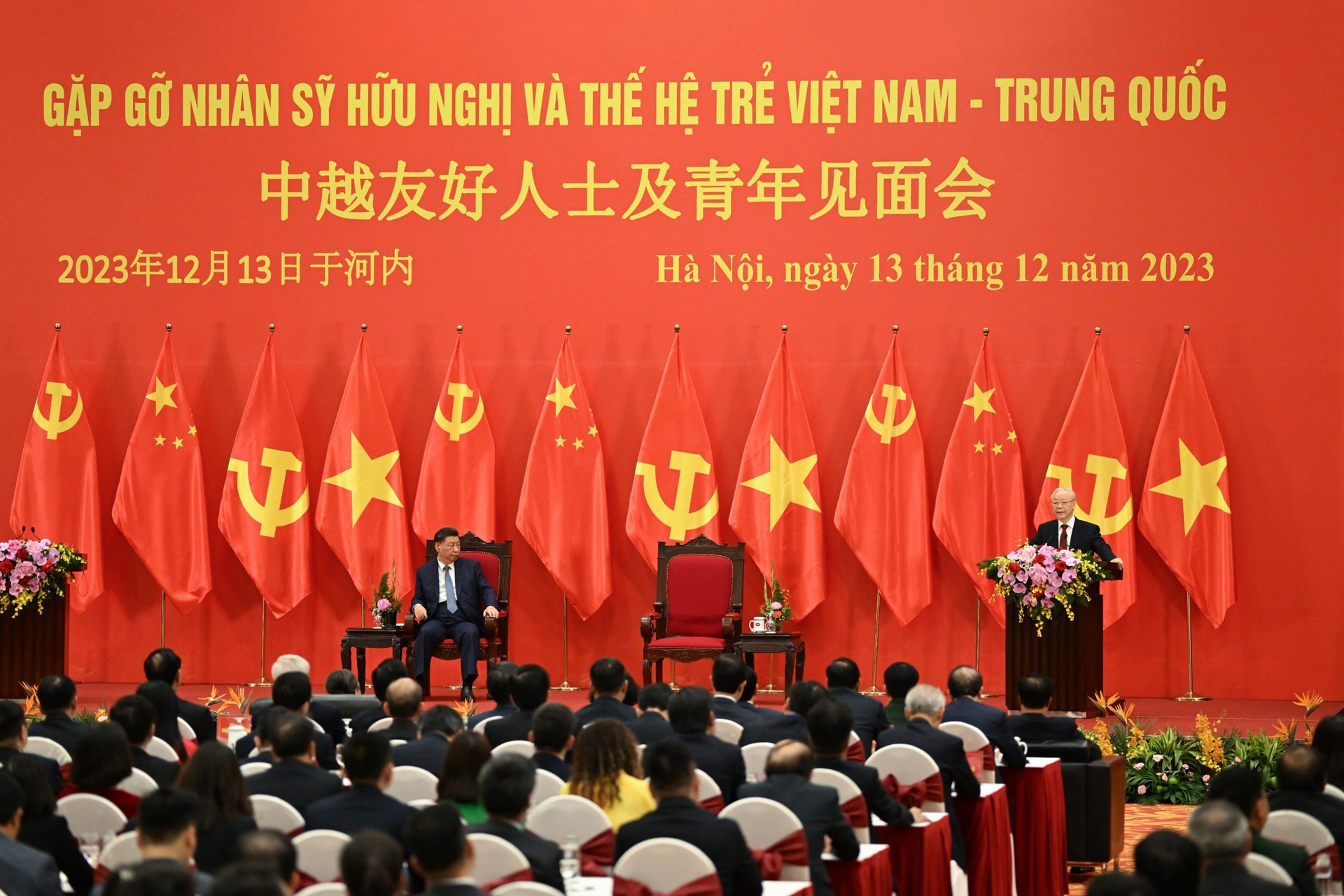 Những hình ảnh trong ngày thứ hai Tổng Bí thư, Chủ tịch Trung Quốc Tập Cận Bình thăm Việt Nam - 14 Những hình ảnh trong ngày thứ hai Tổng Bí thư, Chủ tịch Trung Quốc Tập Cận Bình thăm Việt Nam - 14
