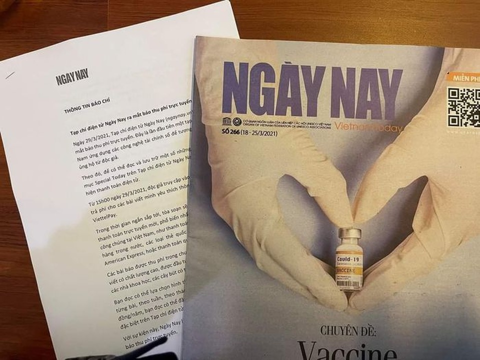 Tạp chí điện tử Ngày Nay ra báo thu phí trực tuyến - 1 Tạp chí điện tử Ngày Nay ra báo thu phí trực tuyến - 1