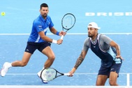 Djokovic - Kyrgios dừng bước ở nội dung đánh đôi tại Brisbane International