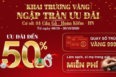 Bảo Tín Mạnh Hải ưu đãi tưng bừng mừng khai trương cơ sở 5 tại 44 Cầu Gỗ